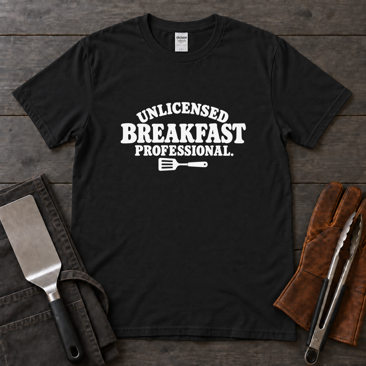 Unlicensed Breakfast Professional Tee