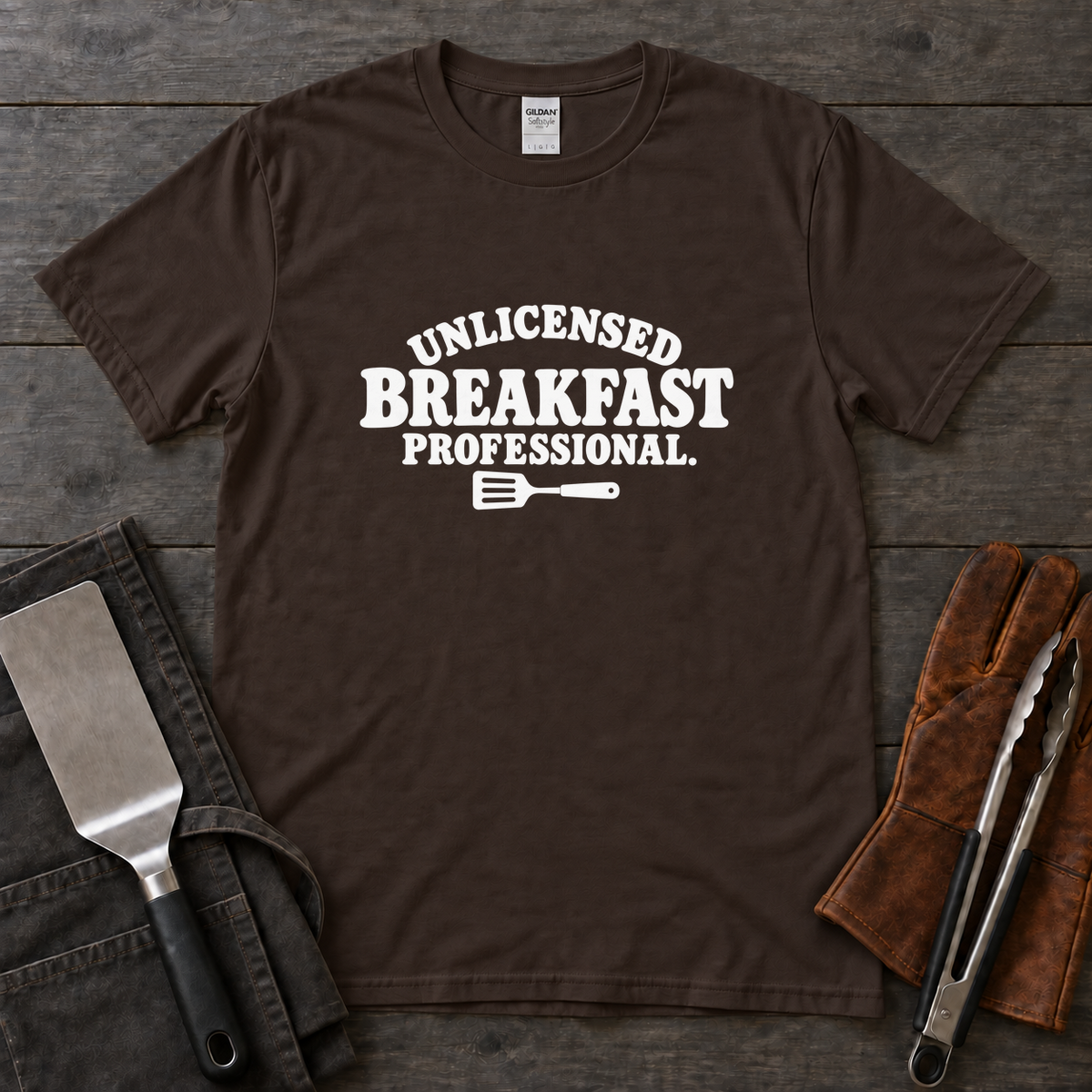 Unlicensed Breakfast Professional Tee