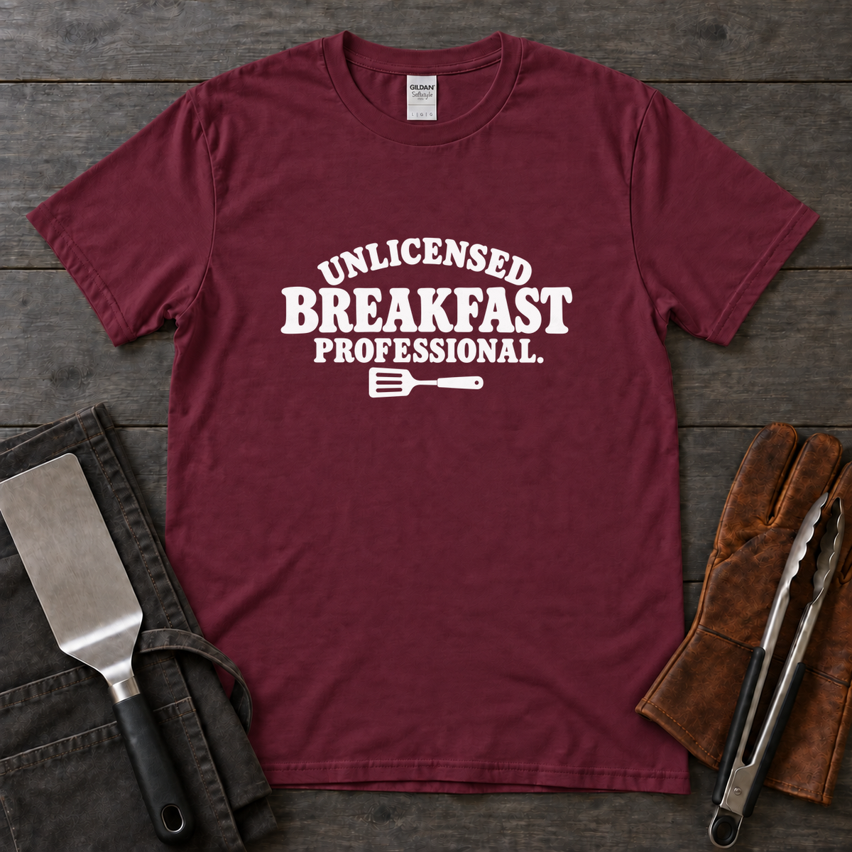 Unlicensed Breakfast Professional Tee