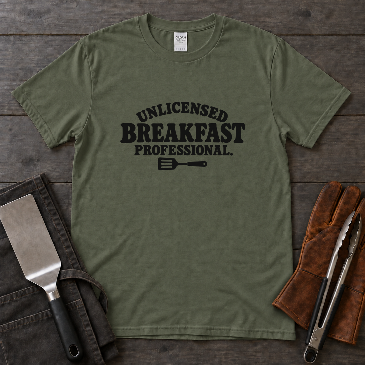 Unlicensed Breakfast Professional Tee