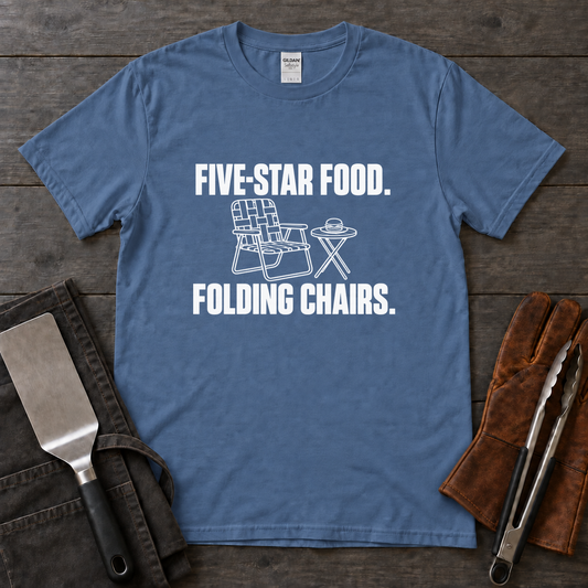 Five-Star Food Folding Chairs Tee